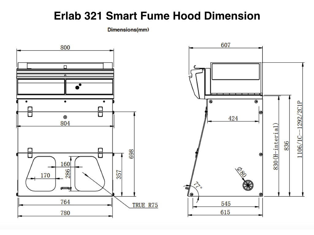 Erlab 321 Smart Ductless Fume Hood - Image 4