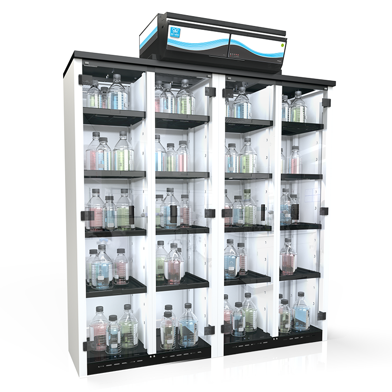 Erlab 1634 Smart Chemical Storage Cabinet, with shelves and standard doors