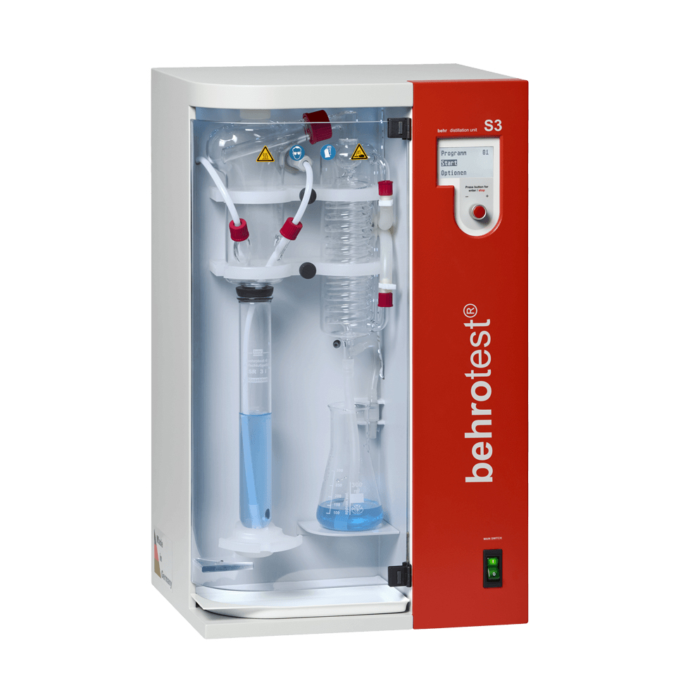 Steam distillation unit, semi-automatic S 3