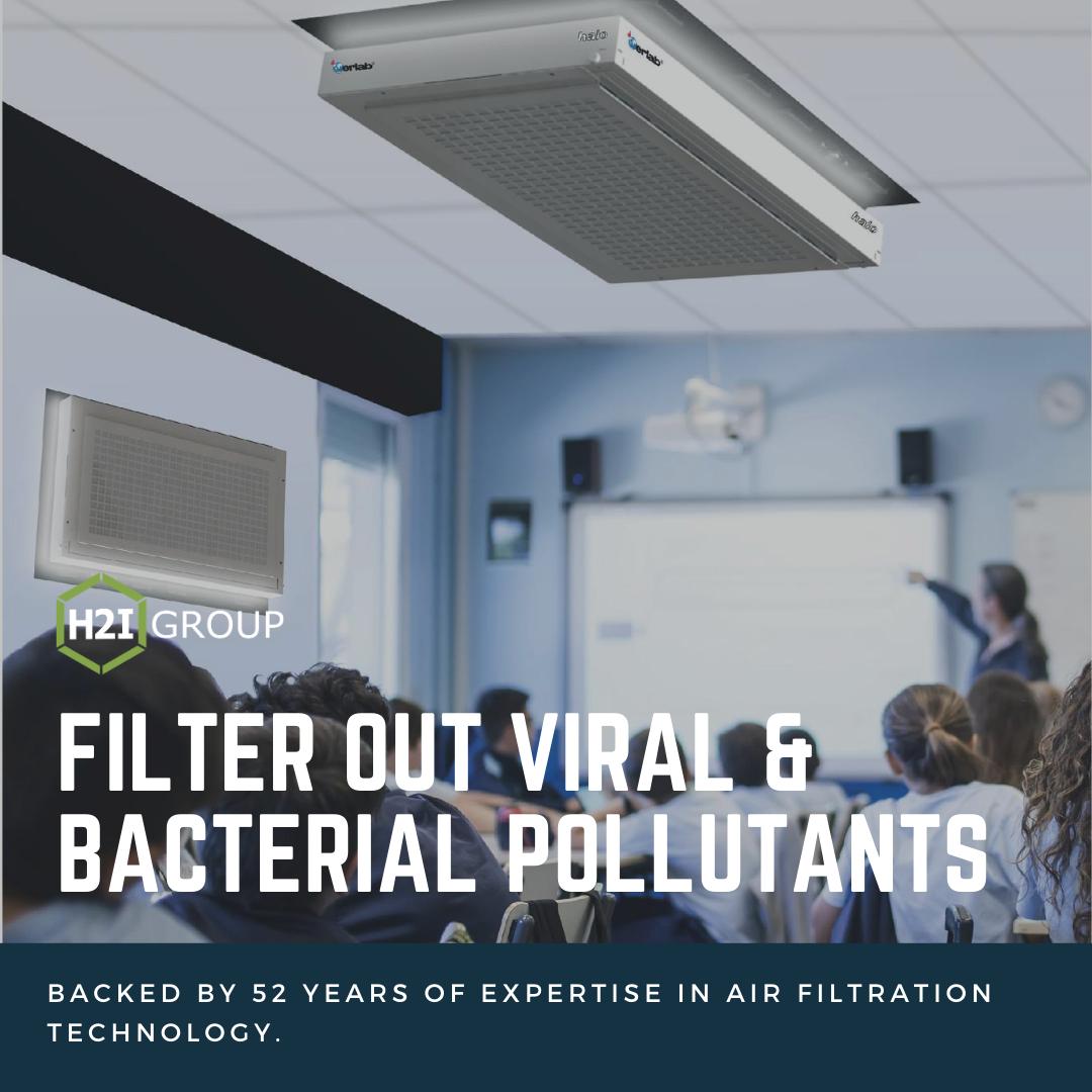HALO P Smart Ceiling Mounted Air Purifier with HEPA Filter, removal of viruses, bacteria, particles and allergens - Image 6