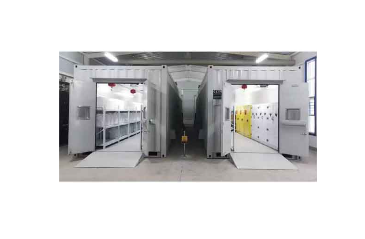 OUTDOOR CHEMICAL STORAGE CONTAINER - Walk In Chemical & Waste Storage Building